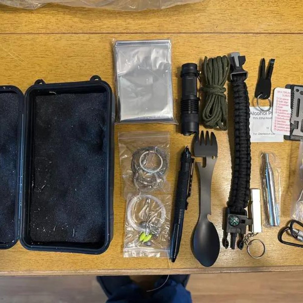 15 IN 1 Emergency Survival Kit Set For Camping Travel Adventure